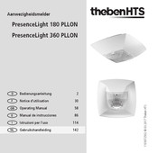 Theben HTS PresenceLight 180 PLLON Gebruikershandleiding