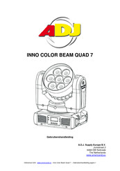 ADJ INNO COLOR BEAM QUAD 7 Gebruikershandleiding