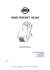 ADJ INNO POCKET SCAN Gebruikershandleiding