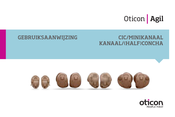 oticon Agil CIC Gebruiksaanwijzing