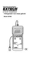 Extech Instruments 407860 Gebruikershandleiding