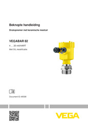 Vega VEGABAR 82 Beknopte Handleiding