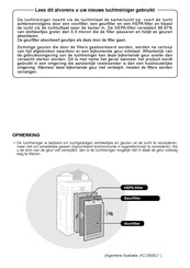 Sharp KC-D40EUW Handleiding