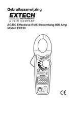 Extech Instruments EX730 Gebruiksaanwijzing