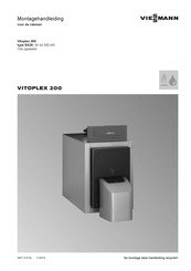 Viessmann VITOPLEX 200 Montagehandleiding