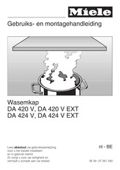 Miele DA 420 V Gebruiksaanwijzing En Montagehandleiding