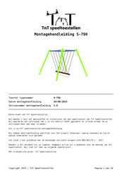 TNT S-790 Montagehandleiding