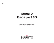 Suunto Escape 203 Gebruikersgids