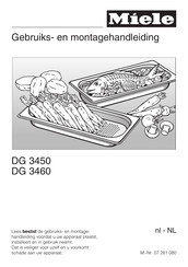 Miele DG 3460 Gebruiks- En Montagehandleiding