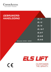 ELS LIFT CoronAccess EL 8-T Gebruikershandleiding