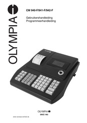 Olympia CM 941-F Gebruikershandleiding