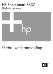 HP Photosmart R837 Gebruikershandleiding