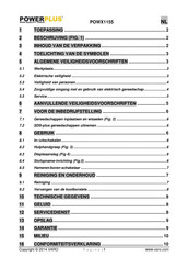 Powerplus POWX1155 Handleiding
