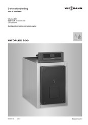 Viessmann VITOPLEX 200 Servicehandleiding