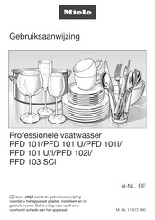 Miele PFD 103 SCi Gebruiksaanwijzing