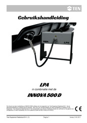 TEN INNOVA 500D Gebruikshandleiding