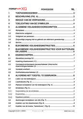 Powerplus POWXQ5250 Handleiding