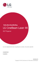 LG CineBeam Laser 4K HU80KSW Gebruikershandleiding