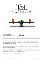 TNT W-553 Montagehandleiding