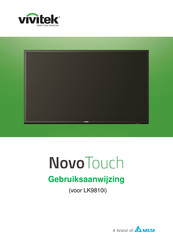 Delta Electronics Vivitek NovoTouch LK9810i Gebruiksaanwijzing