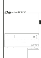 Harman Kardon AVR 350 Handleiding