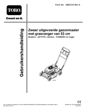 Toro 22177TE Gebruikershandleiding