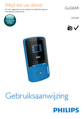 Philips GoGEAR SA4VBE04BF/97 Gebruiksaanwijzing