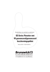 Brunswick Commercial GS Series Handleiding Voor Gebruik En Onderhoud