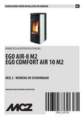 MCZ EGO STAR COMFORT AIR 10 M2 Handleiding Voor Installatie En Gebruik