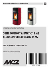 MCZ SUITE COMFORT AIRMATIC 14 M2 Handleiding Voor Installatie En Gebruik