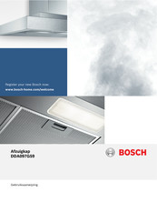 Bosch DDA097G59 Gebruiksaanwijzing