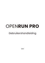 shokz OPENRUN PRO S810 Gebruikershandleiding