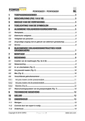 Powerplus POWXG6251 Gebruiksaanwijzing