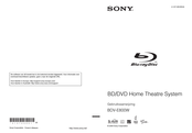 Sony BDV-E800W Gebruiksaanwijzing