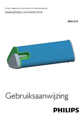 Philips SBA1610/00 Gebruiksaanwijzing