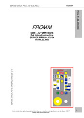 Fromm FS13 Series Gebruiksaanwijzing