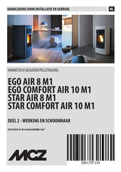 MCZ EGO COMFORT AIR 10 M1 Handleiding Voor Installatie En Gebruik