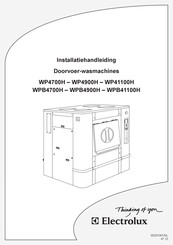 Electrolux WP4900H Installatiehandleiding