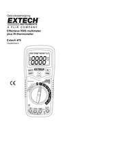 FLIR Extech Instruments EX470 Gebruiksaanwijzing