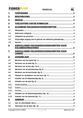 Powerplus POWX154 Handleiding