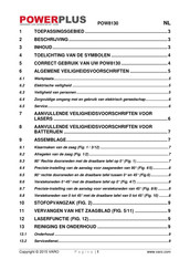 Powerplus POW8130 Handleiding