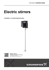 Grundfos Electric stirrers Installatie- En Bedieningsinstructies