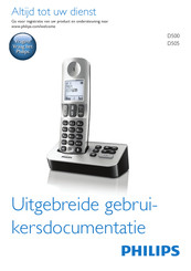 Philips D500 Gebruiksaanwijzing