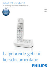 Philips D405 Gebruiksaanwijzing