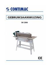 Contimac SK 2000 Gebruiksaanwijzing