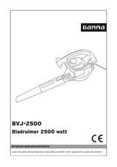 Gamma BVJ-2500 Originele Gebruiksaanwijzing