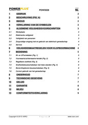 Powerplus POWX028 Handleiding