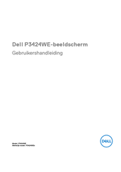 Dell P3424WEb Gebruikershandleiding