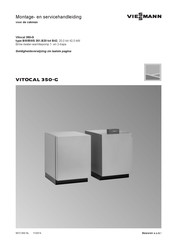 Viessmann VITOCAL 350-G Montage- En Servicehandleiding