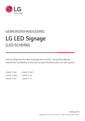 LG LSAA012-SX Gebruikershandleiding